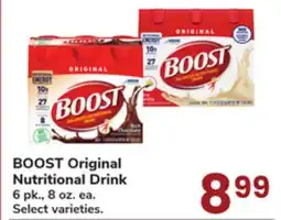 Jewel-Osco BOOST Original Nutritional Drink offer
