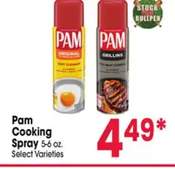 Jewel-Osco Pam Cooking Spray offer