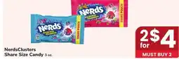 Jewel-Osco NerdsClusters Share Size Candy offer