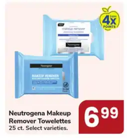 Jewel-Osco Neutrogena Makeup Remover Towelettes offer