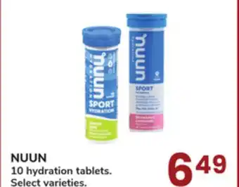 Jewel-Osco NUUN 10 hydration offer