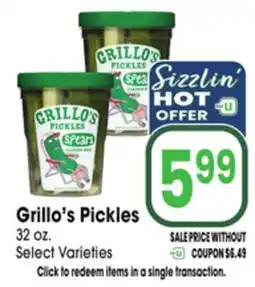 Jewel-Osco Grillo's Pickles offer