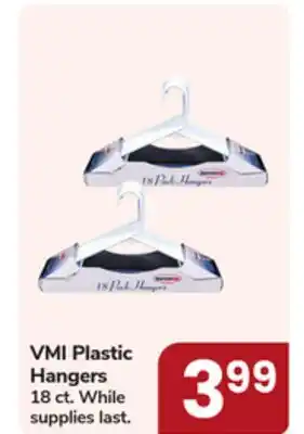 Jewel-Osco VMI Plastic Hangers offer