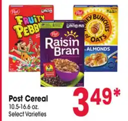 Jewel-Osco Post Cereal offer