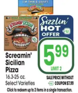 Jewel-Osco Screamin' Sicilian Pizza offer