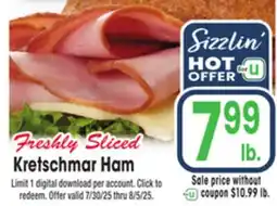 Jewel-Osco Kretschmar Ham offer
