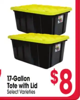 Jewel-Osco 17-Gallon Tote with Lid offer