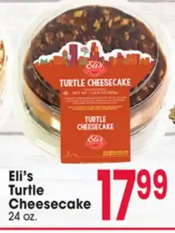 Jewel-Osco Eli's Turtle Cheesecake offer