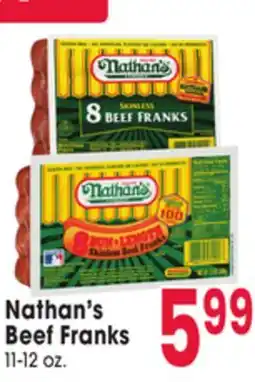 Jewel-Osco Nathan's Beef Franks offer