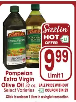 Jewel-Osco Pompeian Extra Virgin Olive Oil offer
