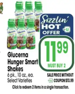 Jewel-Osco Glucerna Hunger Smart Shakes offer