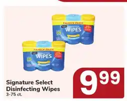 Jewel-Osco Signature Select Disinfecting Wipes offer