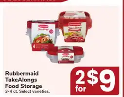 Jewel-Osco Rubbermaid TakeAlongs Food Storage offer