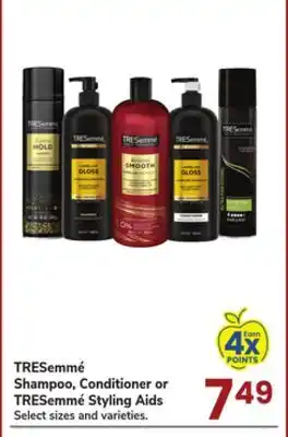 Jewel-Osco TRESemmé Shampoo, Conditioner or TRESemmé Styling Aids offer
