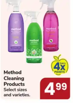 Jewel-Osco Method Cleaning Products offer
