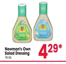 Jewel-Osco Newman's Own Salad Dressing offer