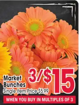 Jewel-Osco Market Bunches offer