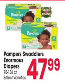 Jewel-Osco Pampers Swaddlers Enormous Diapers offer
