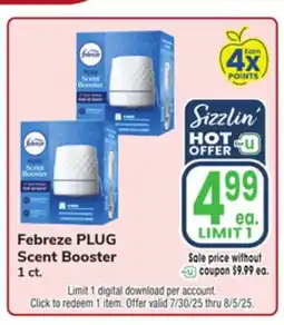 Jewel-Osco Febreze PLUG Scent Booster offer