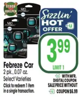 Jewel-Osco Febreze Car offer