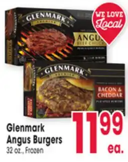 Jewel-Osco Glenmark Angus Burgers offer