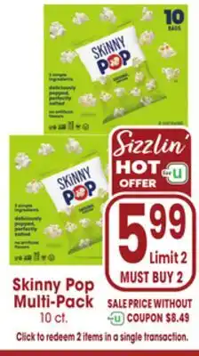 Jewel-Osco Skinny Pop Multi-Pack offer