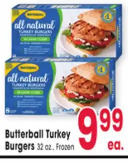 Jewel-Osco Butterball Turkey Burgers offer