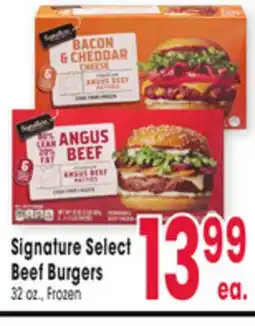 Jewel-Osco Signature Select Beef Burgers offer