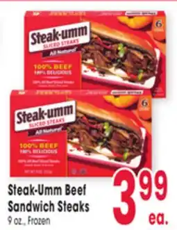 Jewel-Osco Steak-Umm Beef Sandwich Steaks offer
