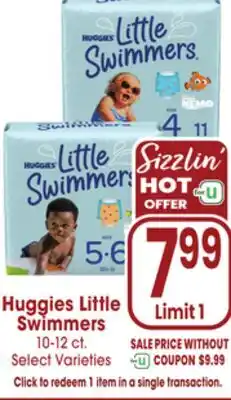 Jewel-Osco Huggies Little Swimmers offer
