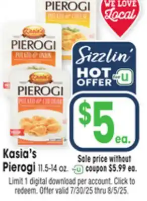 Jewel-Osco Kasia's Pierogi offer