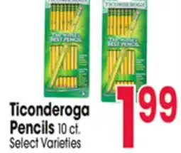 Jewel-Osco Ticonderoga Pencils offer