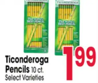Jewel-Osco Ticonderoga Pencils offer