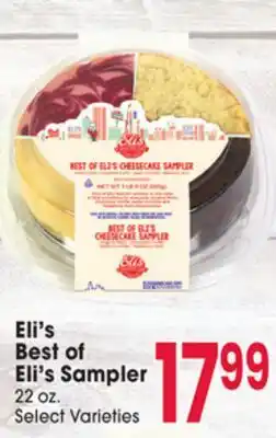 Jewel-Osco Eli's Best of Eli's Sampler offer