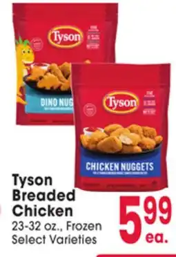 Jewel-Osco Tyson Breaded Chicken offer