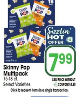 Jewel-Osco Skinny Pop Multipack offer
