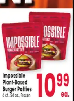 Jewel-Osco Impossible Plant-Based Burger Patties offer