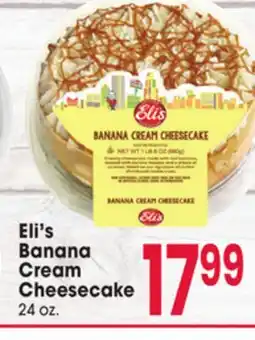 Jewel-Osco Eli's Banana Cream Cheesecake offer