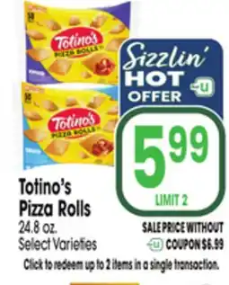 Jewel-Osco Totino's Pizza Rolls offer
