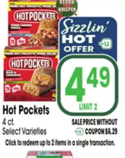 Jewel-Osco Hot Pockets offer