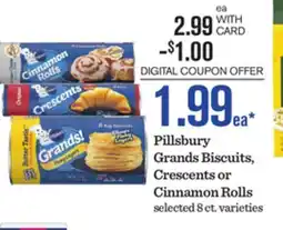 Mariano's Pillsbury Grands Biscuits, Crescents or Cinnamon Rolls offer