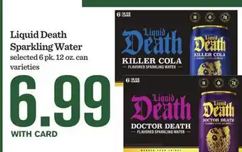 Mariano's Liquid Death Sparkling Water offer