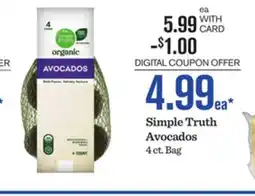 Mariano's Simple Truth Avocados offer