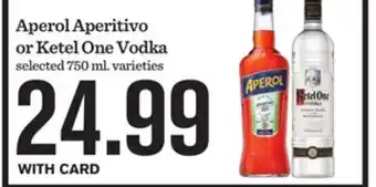 Mariano's Aperol Aperitivo or Ketel One Vodka offer