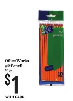 Mariano's Office Works #2 Pencil offer