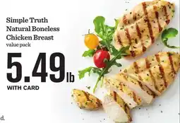 Mariano's Simple Truth Natural Boneless Chicken Breast offer