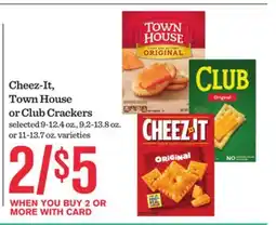 Mariano's Cheez-It, Town House or Club Crackers offer