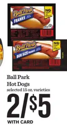 Mariano's Ball Park Hot Dogs offer