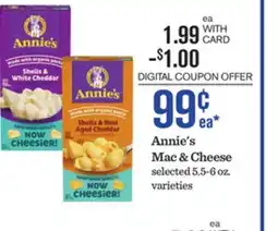 Mariano's Annie's Mac & Cheese offer