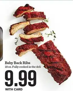 Mariano's Baby Back Ribs offer
